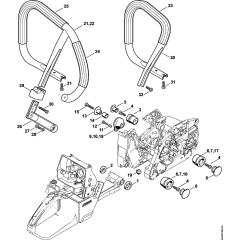 AV System & Handlebar for MS461