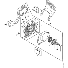 Rewind Starter for Stihl Chainsaws