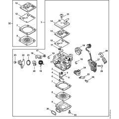 Carburetor Assembly for Stihl