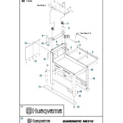 Frame Assembly for Husqvarna MS 510