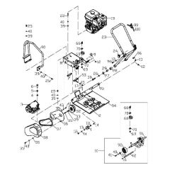 Apache MS60 Plate Compactor Assembly