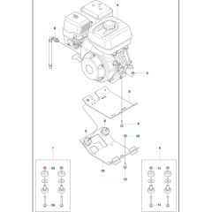 Engine Assembly for Husqvarna