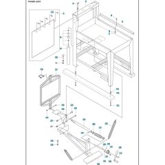 Frame Assembly for Husqvarna MS 610 G