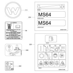 Decals for Wacker MS64