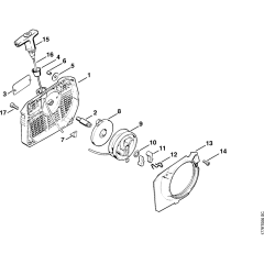 Rewind Starter for Stihl MS640