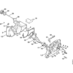 Crankcase Assembly for MS650