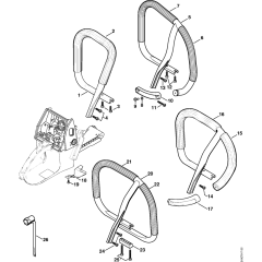 Handlebar Assembly for MS650