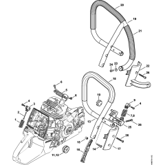 AV System & Handlebar for Stihl MS661