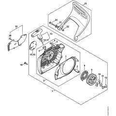 Rewind Starter & Hand Guard