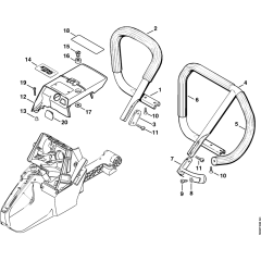 Handlebar & Shroud for MS780