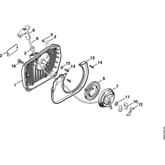 Rewind Starter for Stihl MS780