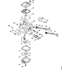 Carburetor for Stihl MS880