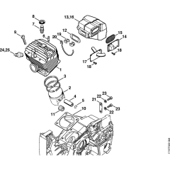 Cylinder & Muffler Assembly