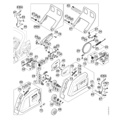 Clutch, Oil Pump & Chain Brake