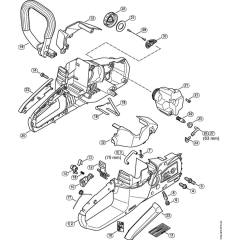 Handle & Shroud for Stihl MSA 140