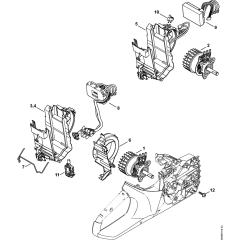 Motor Assembly for Stihl MSA160C