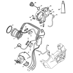 Parts for Stihl MSA 161 T