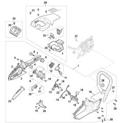 Handle Housing for Stihl MSA 300