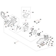 Electric Motor for Stihl MSA80 C