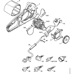 Electric Motor for Stihl MSE141C