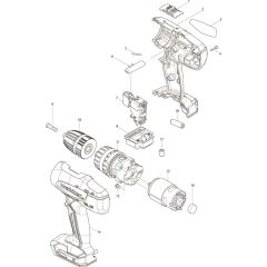 Makita MT081E Main Assembly