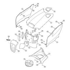 Engine Hood for Stihl/Viking Mowers