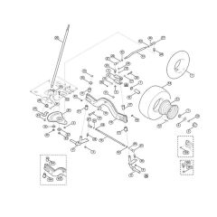Steering & Front Wheel for Mowers