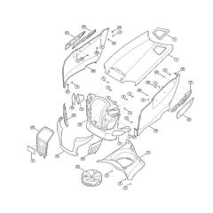 Engine Hood for Stihl/Viking Mowers
