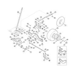 Steering & Front Wheel for Mowers