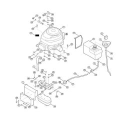 Engine and Tank for Mowers