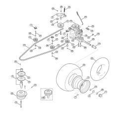 Gearbox, Rear Wheel, Blade Clutch