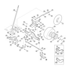 Steering & Front Wheel for Mowers