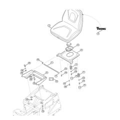 Seat for Stihl/Viking MT 4112.1 SZ