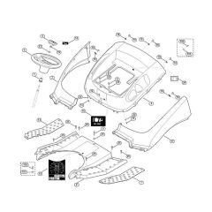Moulding for Stihl/ Viking MT 5097.0