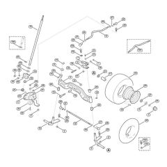 Steering & Front Wheel for Mowers