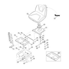 Seat for Stihl/Viking Mowers