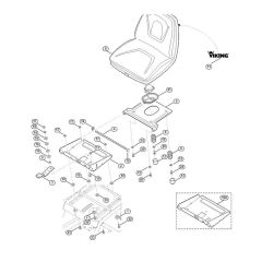 Seat for Stihl/Viking MT 5097.0 Z