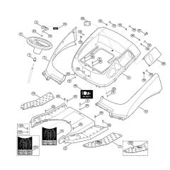 Moulding for Stihl/Viking MT 5097.1 C
