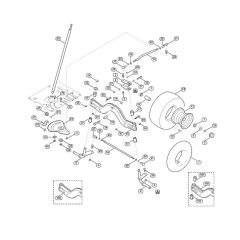 Steering & Front Wheel for Mowers