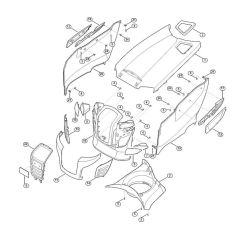 Engine Hood for Stihl/Viking Mowers