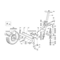 Steering for Stihl/Viking MT 545 L