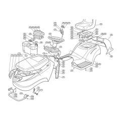 Moulding for Stihl/ Viking MT 585 L