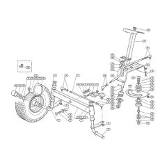 Steering for Stihl/Viking MT 585 L