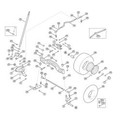 Steering & Front Wheel for Mowers