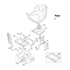 Seat for Stihl/Viking Mowers