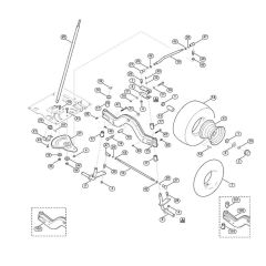 Steering & Front Wheel for Mowers