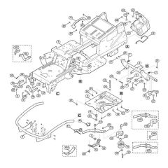 Frame for Stihl/Viking MT 6112.1 ZL