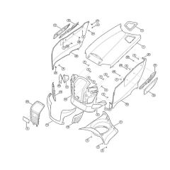 Engine Hood for Stihl/Viking Mowers