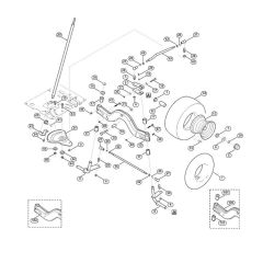 Steering & Front Wheel for Mowers