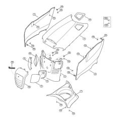 Engine Hood for Stihl/Viking Mowers
